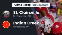 Recap: St. Clairsville  vs. Indian Creek  2020
