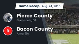 Recap: Pierce County  vs. Bacon County  2018