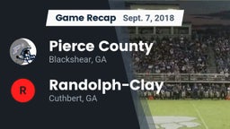 Recap: Pierce County  vs. Randolph-Clay  2018