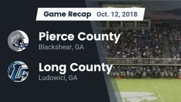 Recap: Pierce County  vs. Long County  2018