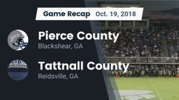 Recap: Pierce County  vs. Tattnall County  2018