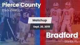 Matchup: Pierce County vs. Bradford  2019