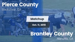 Matchup: Pierce County vs. Brantley County  2019