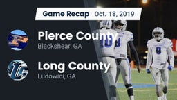 Recap: Pierce County  vs. Long County  2019