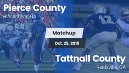 Matchup: Pierce County vs. Tattnall County  2019