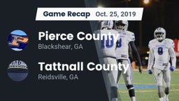 Recap: Pierce County  vs. Tattnall County  2019