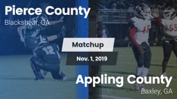 Matchup: Pierce County vs. Appling County  2019