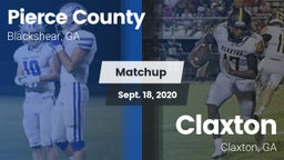 Matchup: Pierce County vs. Claxton  2020