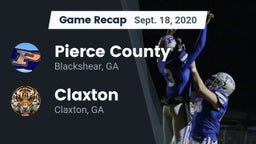 Recap: Pierce County  vs. Claxton  2020