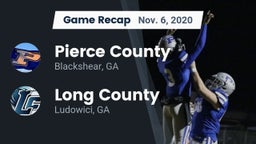 Recap: Pierce County  vs. Long County  2020