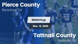 Matchup: Pierce County vs. Tattnall County  2020
