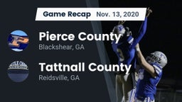 Recap: Pierce County  vs. Tattnall County  2020
