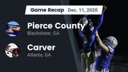 Recap: Pierce County  vs. Carver  2020