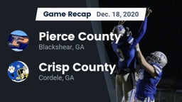 Recap: Pierce County  vs. Crisp County  2020