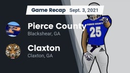 Recap: Pierce County  vs. Claxton  2021