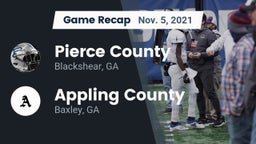 Recap: Pierce County  vs. Appling County  2021