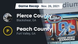 Recap: Pierce County  vs. Peach County  2021