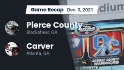 Recap: Pierce County  vs. Carver  2021