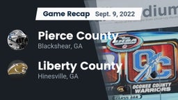 Recap: Pierce County  vs. Liberty County  2022