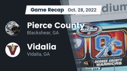 Recap: Pierce County  vs. Vidalia  2022