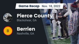 Recap: Pierce County  vs. Berrien  2022