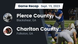 Recap: Pierce County  vs. Charlton County  2023