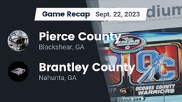 Recap: Pierce County  vs. Brantley County  2023