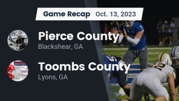 Recap: Pierce County  vs. Toombs County  2023