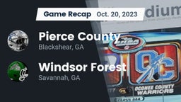 Recap: Pierce County  vs. Windsor Forest  2023