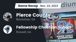 Recap: Pierce County  vs. Fellowship Christian School 2023