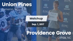 Matchup: Union Pines vs. Providence Grove  2017