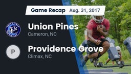 Recap: Union Pines  vs. Providence Grove  2017