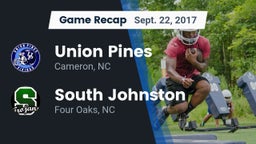 Recap: Union Pines  vs. South Johnston  2017