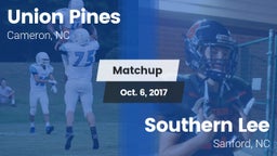 Matchup: Union Pines vs. Southern Lee  2017