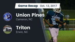 Recap: Union Pines  vs. Triton  2017
