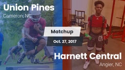 Matchup: Union Pines vs. Harnett Central  2017