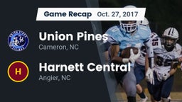 Recap: Union Pines  vs. Harnett Central  2017