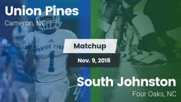 Matchup: Union Pines vs. South Johnston  2018