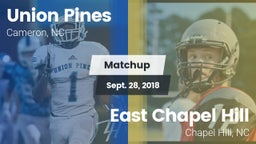 Matchup: Union Pines vs. East Chapel Hill  2018