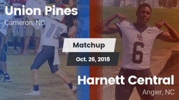 Matchup: Union Pines vs. Harnett Central  2018
