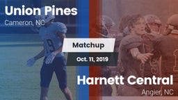Matchup: Union Pines vs. Harnett Central  2019