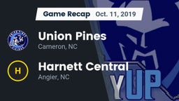 Recap: Union Pines  vs. Harnett Central  2019