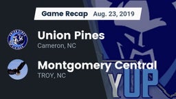 Recap: Union Pines  vs. Montgomery Central  2019