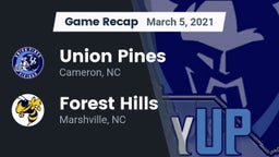 Recap: Union Pines  vs. Forest Hills  2021