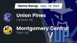 Recap: Union Pines  vs. Montgomery Central  2023