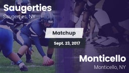 Matchup: Saugerties vs. Monticello  2017