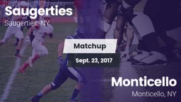 Matchup: Saugerties vs. Monticello  2017