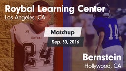 Matchup: Roybal vs. Bernstein  2016