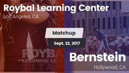 Matchup: Roybal vs. Bernstein  2017