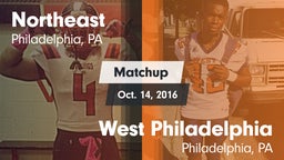 Matchup: Northeast vs. West Philadelphia  2016
